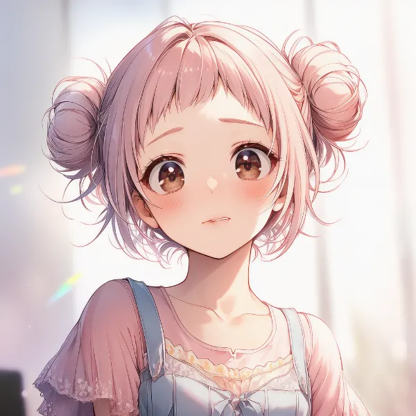 唇をかむ|表情プロンプト