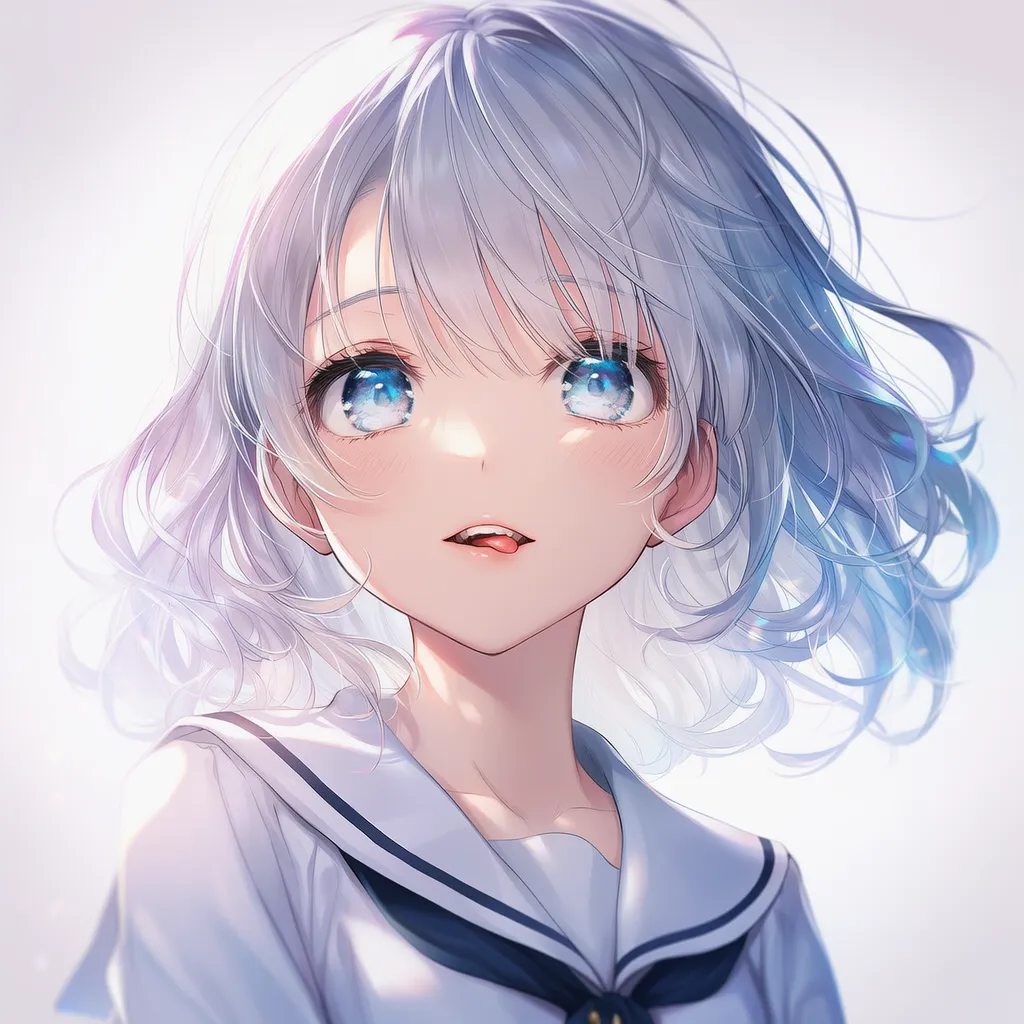 舌を噛む仕草を再現したAIイラスト|プロンプト紹介