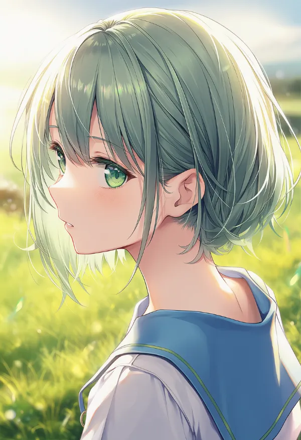 うなじを再現したAIイラスト