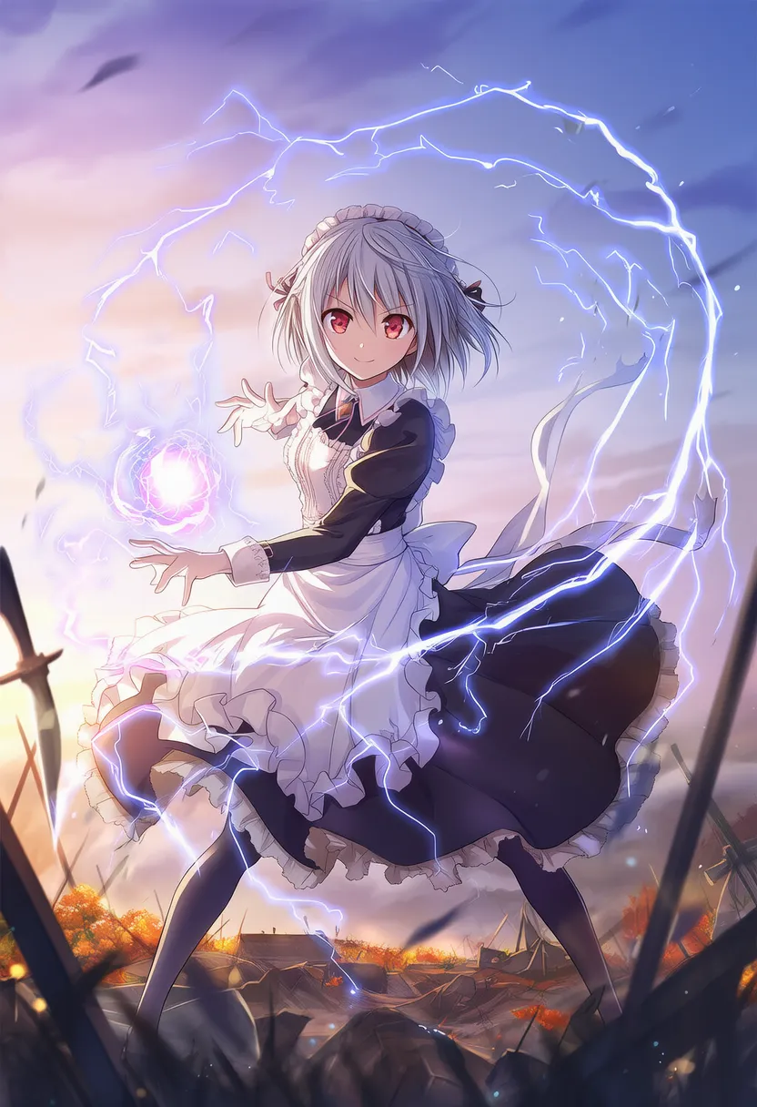 雷属性の魔法を唱えるAI美少女｜プロント紹介