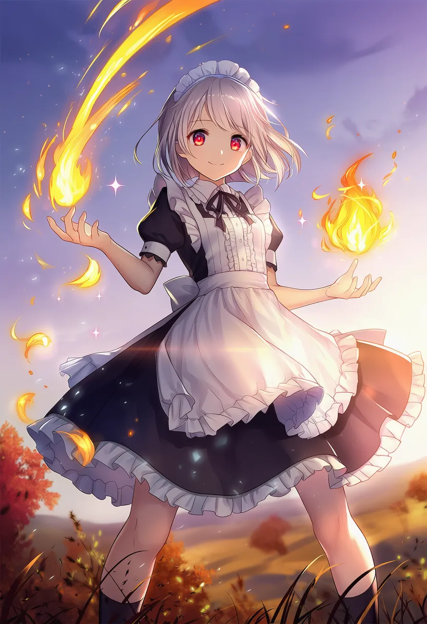 炎属性の魔法を唱えるAI美少女｜プロント紹介