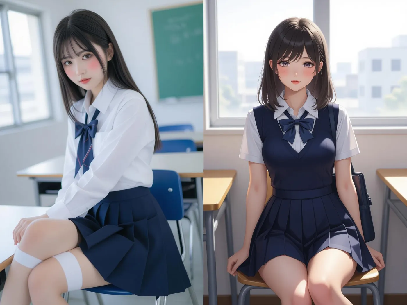 Grok Imagineで生成したAI美女の作例