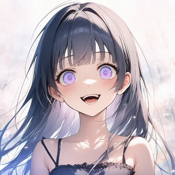 狂ったような笑い|表情プロンプト