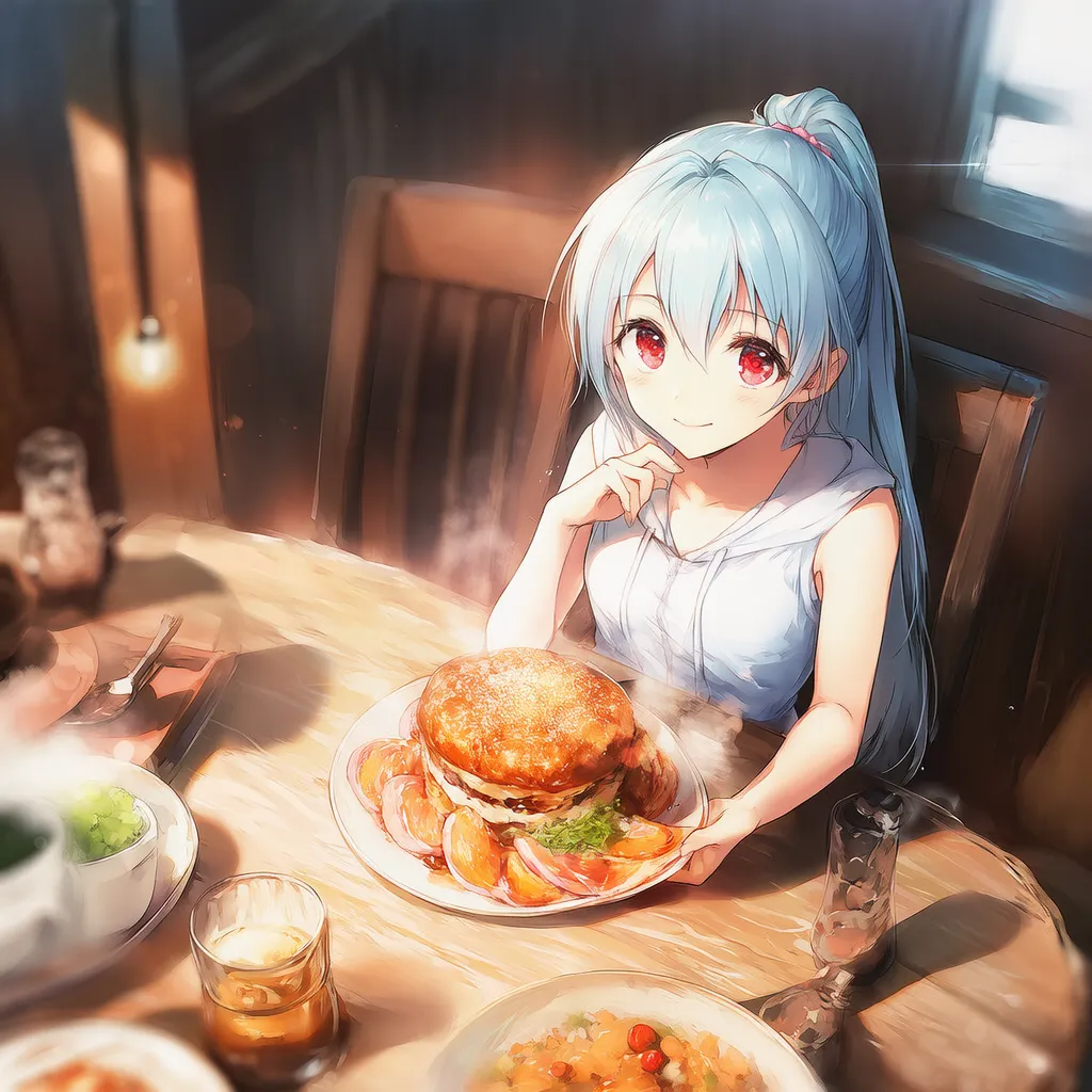 ダイニングの家具のAIイラスト｜プロンプト紹介