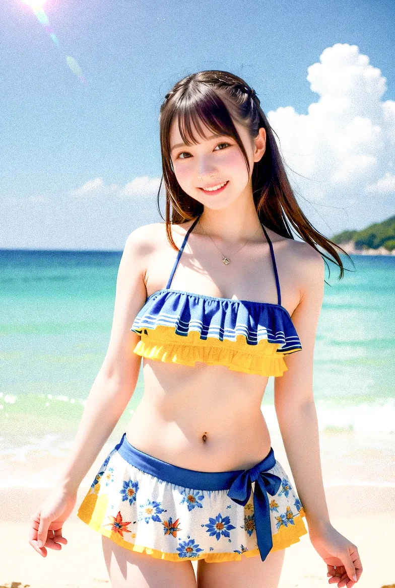 Grok Imagineで生成した美女画像の参考作例-3