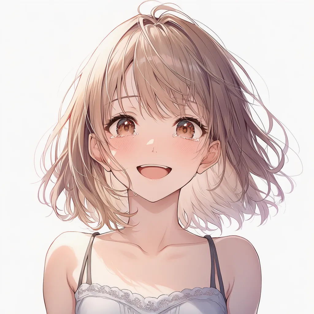 嬉し泣き|表情プロンプト