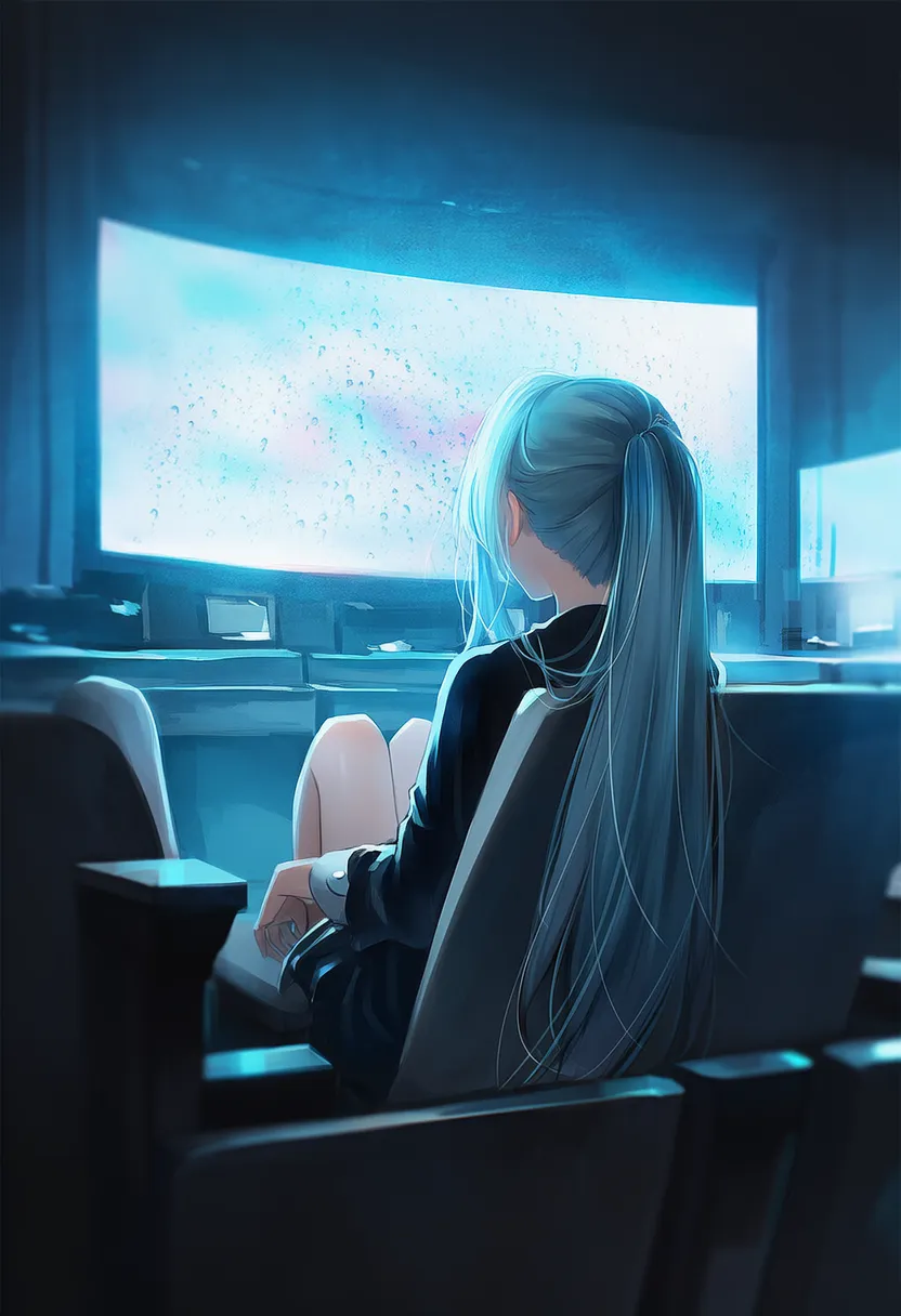 ホームシアターの家具のAIイラスト｜プロンプト紹介