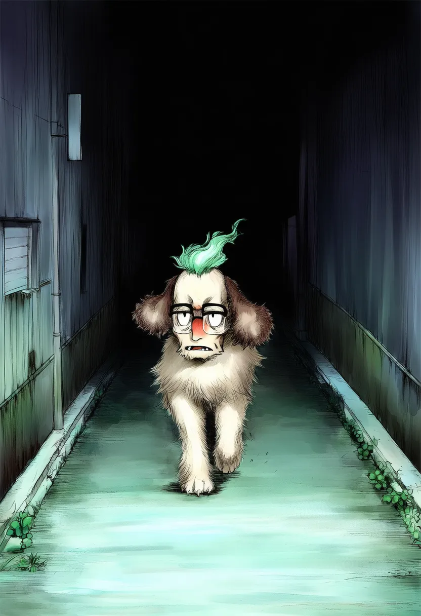 人面犬|日本の妖怪プロンプト