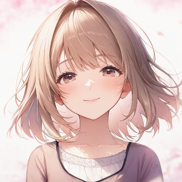 目を細める表情|表情プロンプト