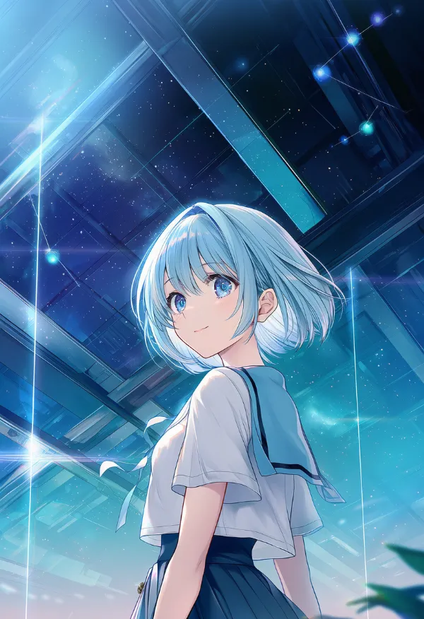 プラネタリウムのプロンプト紹介|建築物のAI作例イラスト