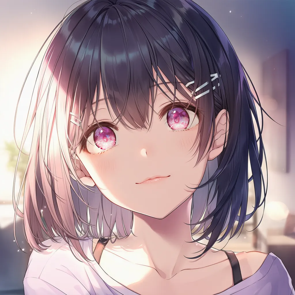 リラックスした顔のAIイラスト｜プロンプト紹介