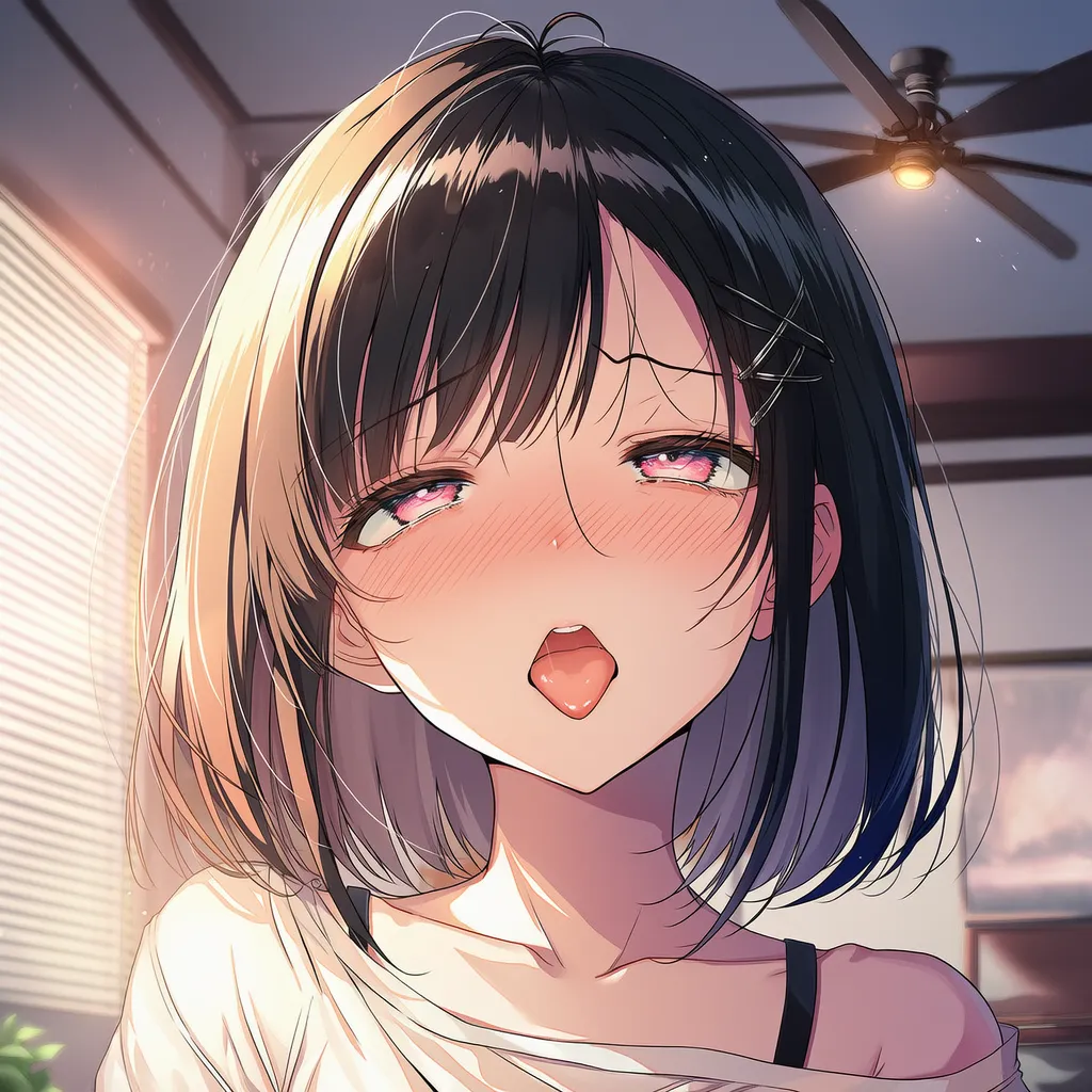 アヘ顔を再現したAIイラスト｜プロンプト紹介