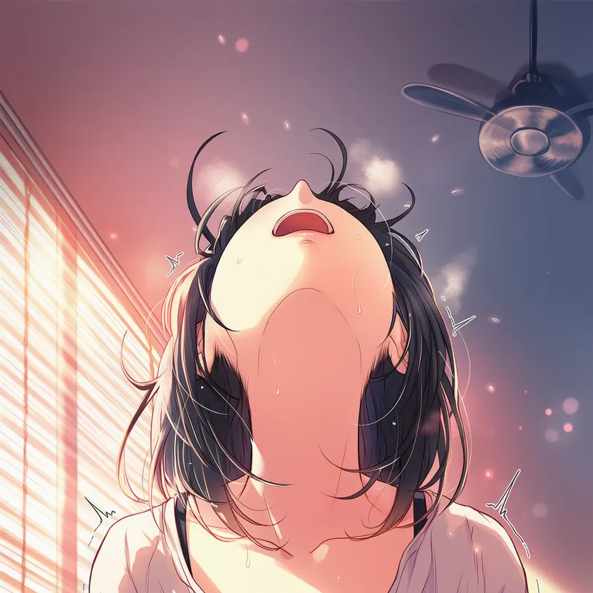 昇天し、大きくのけぞる状態を再現したAIイラスト｜プロンプト紹介