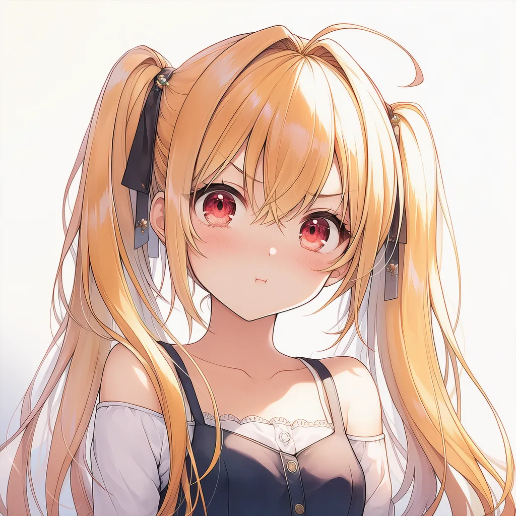 ふくれっ面|表情プロンプト