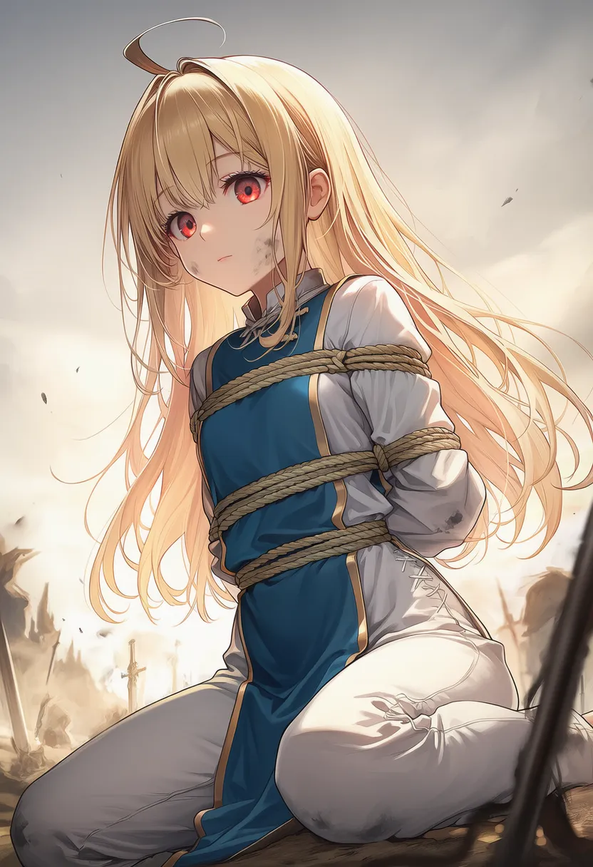 縄で縛る状態を再現したAIイラスト｜プロンプト紹介