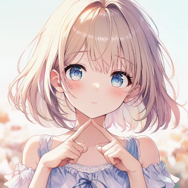 もじもじ|表情プロンプト