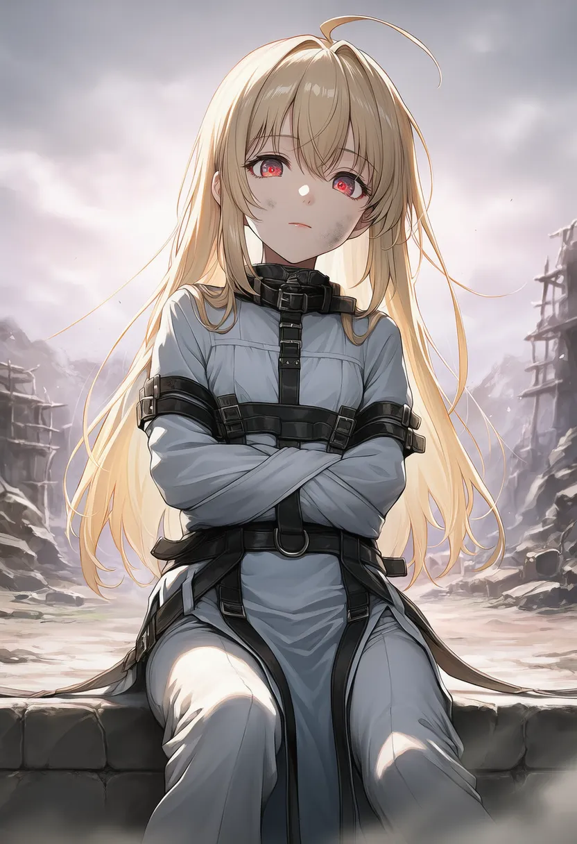 拘束衣を再現したAIイラスト｜プロンプト紹介