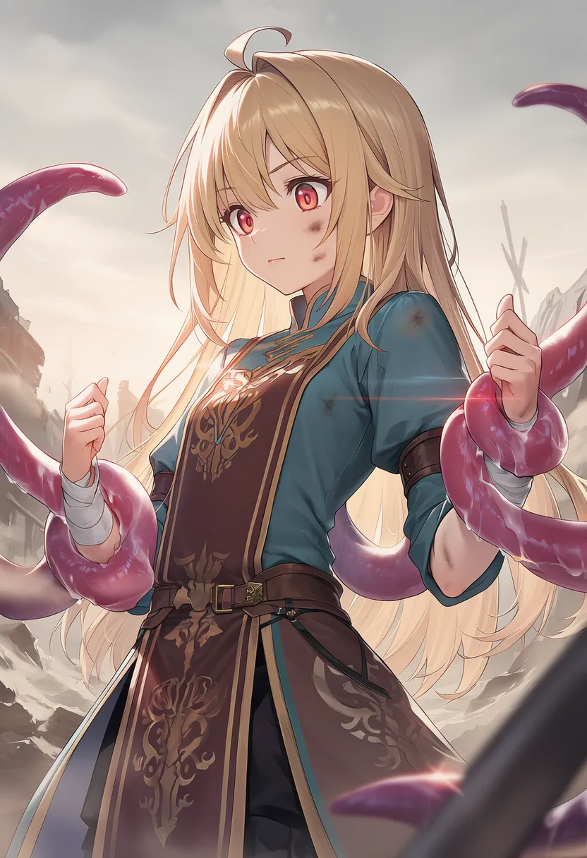 触手による拘束を再現したAIイラスト｜プロンプト紹介