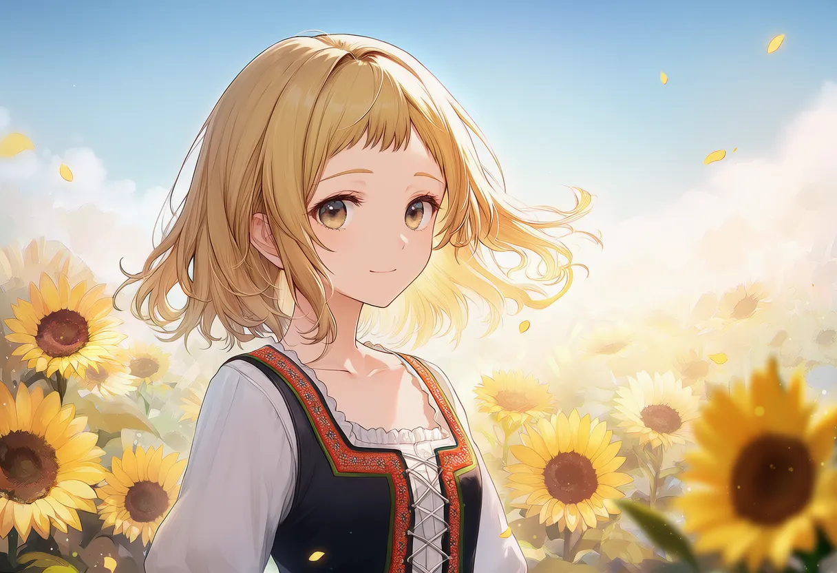 3/4の視点アングルのAIイラスト|カメラアングルプロンプト紹介