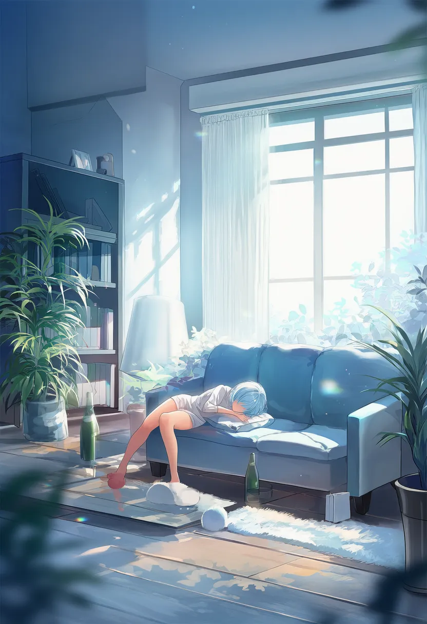 white tone - 家具の雰囲気を変えるプロンプト紹介AIイラスト