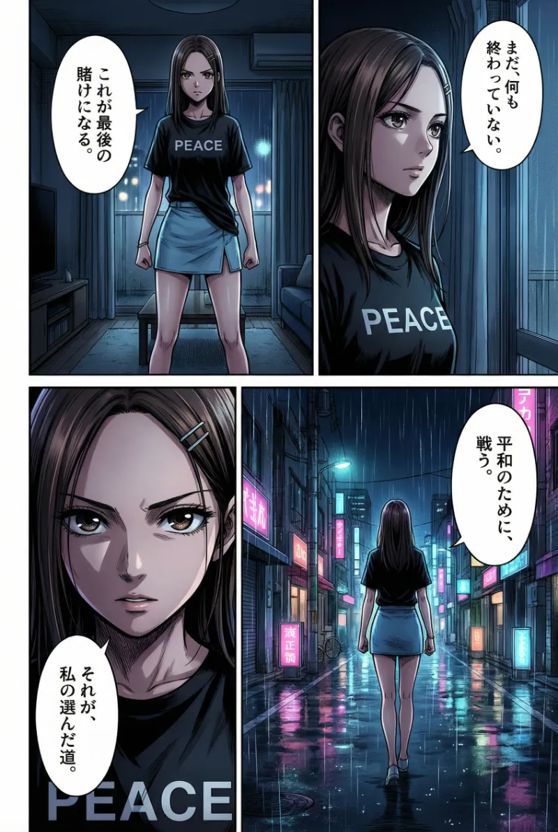 Nano Banana Proで作成した青年漫画風のAI漫画｜プロンプト紹介