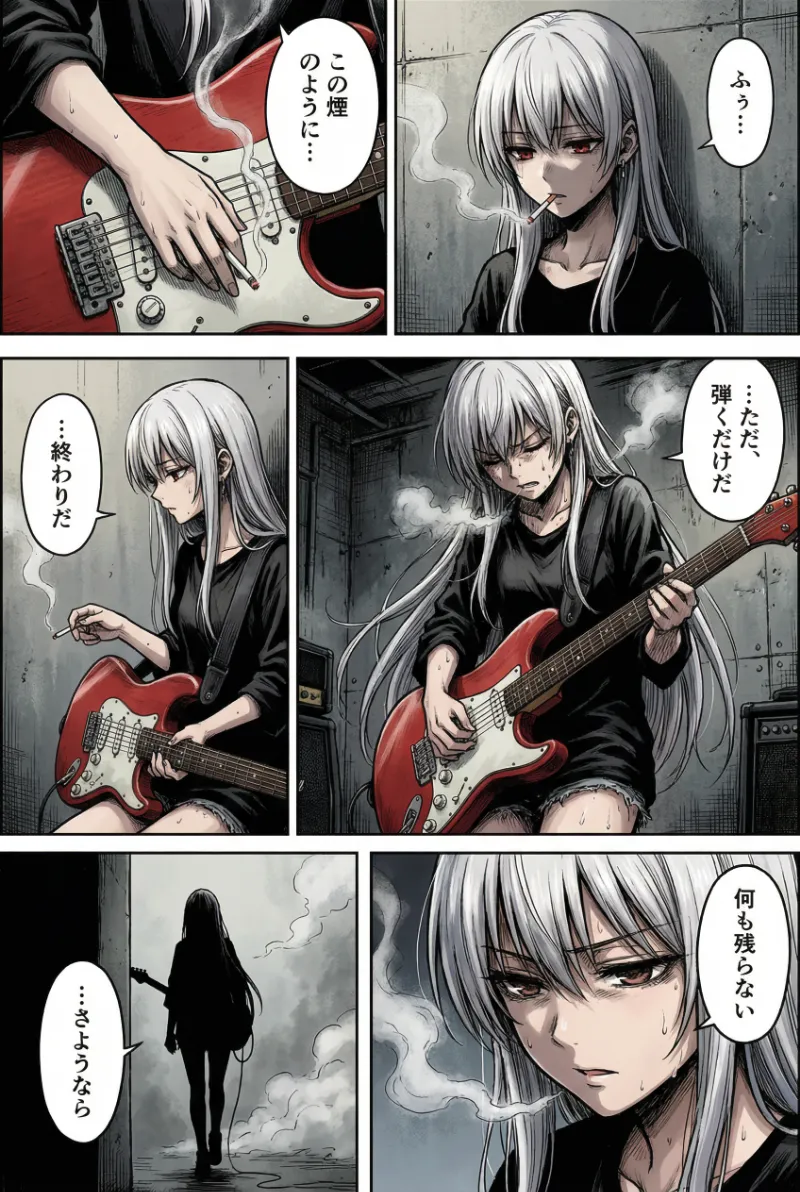 Nano Banana Proで作成した劇画風のAI漫画｜プロンプト紹介