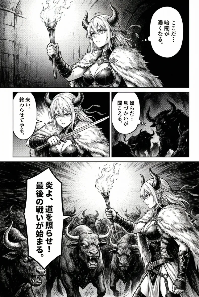 Nano Banana Proで作成したハードボイルド風のAI漫画｜プロンプト紹介