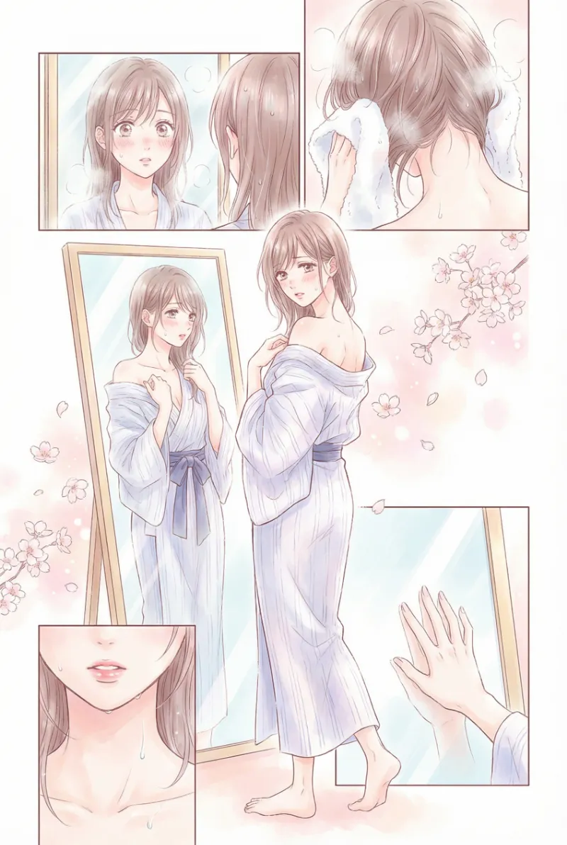 セリフなしの無音ページ｜AI漫画の演出効果のプロンプト紹介