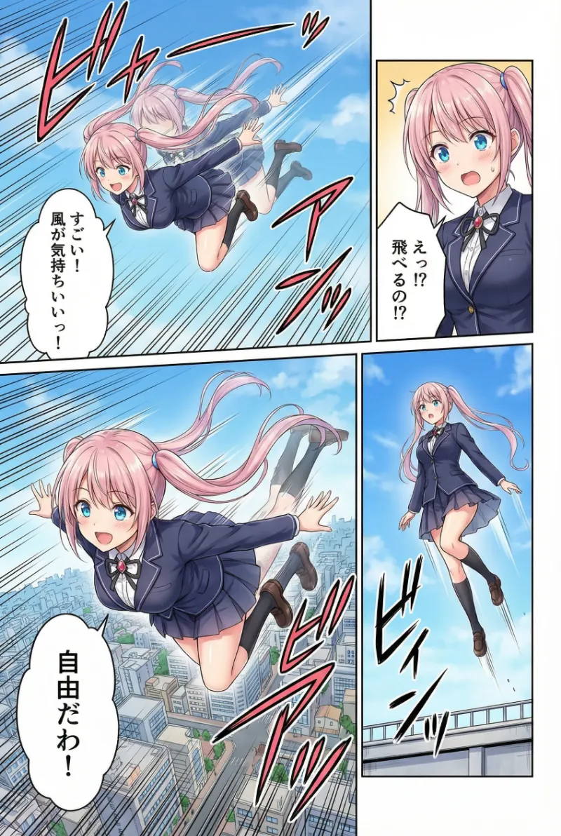 残像＋モーションライン｜AI漫画の演出テクニックのプロンプト紹介