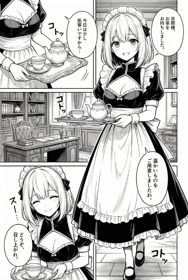 キャラクターをぶち抜きコマで配置｜AI漫画の演出テクニックのプロンプト紹介