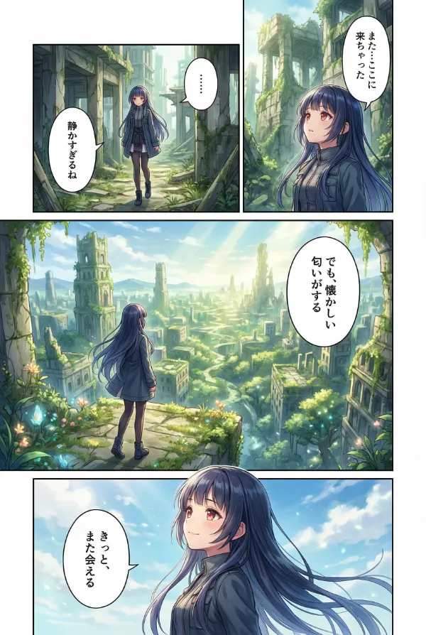 パノラマコマ｜AI漫画の演出テクニックのプロンプト紹介