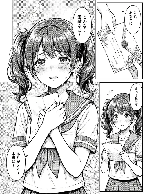 花模様トーン｜AI漫画のスクリーントーンのプロンプト紹介