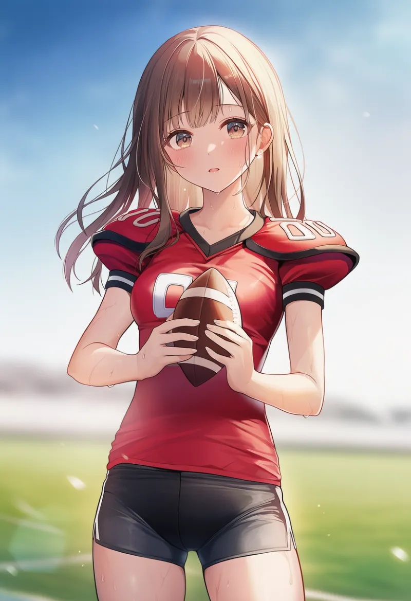 アメリカンフットボールのユニフォームのプロンプト紹介｜AIイラスト