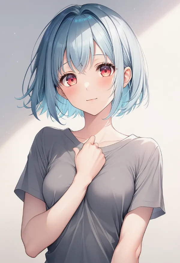 胸の間に腕を入れる（arm between breasts）ポーズのプロンプト紹介｜AIイラスト