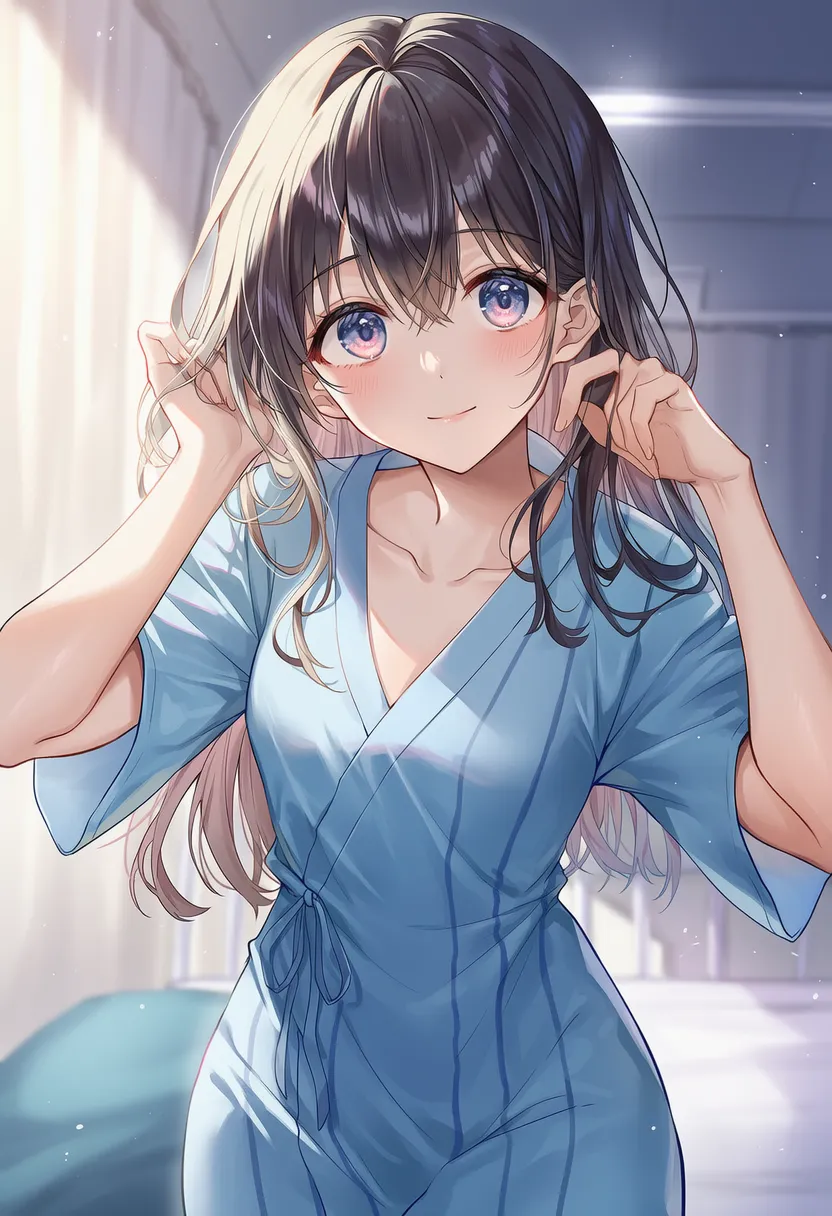 お見舞いのシチュエーション再現のためのプロンプト|AIイラスト