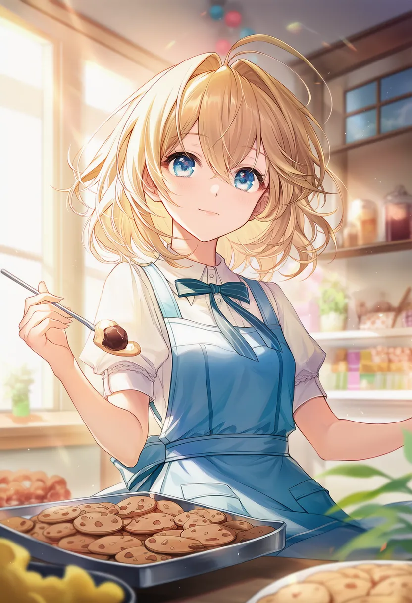 クッキーを焼くのシチュエーション再現のためのプロンプト|AIイラスト