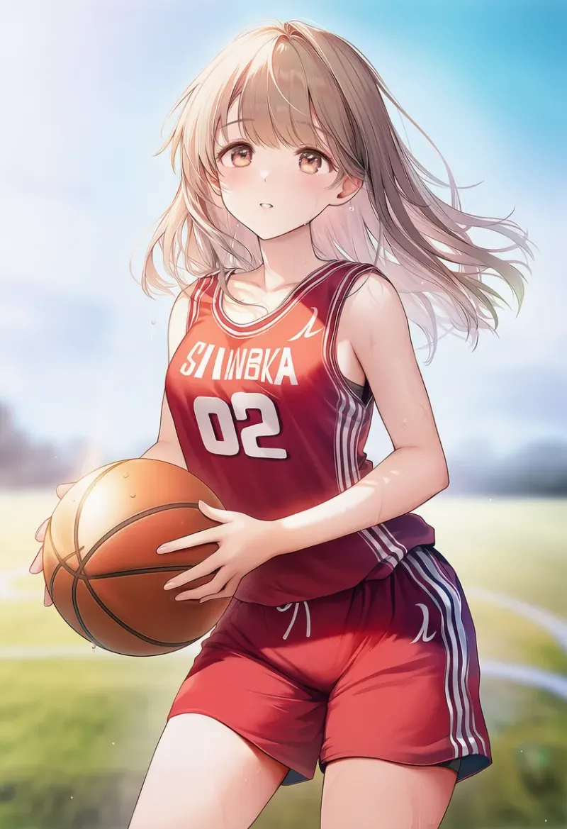 バスケットボールのユニフォームのプロンプト紹介｜AIイラスト