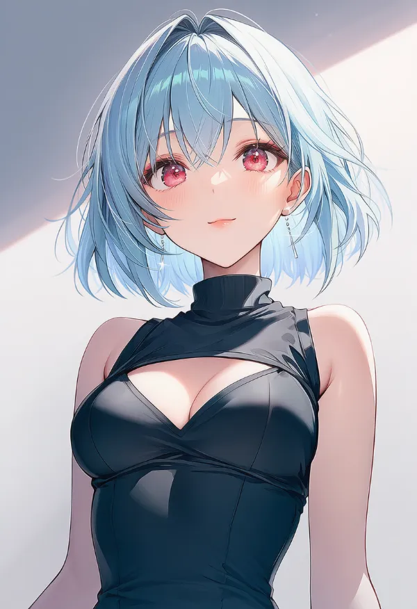 胸の部分がカットされた服（breast cutout）のプロンプト紹介｜AIイラスト