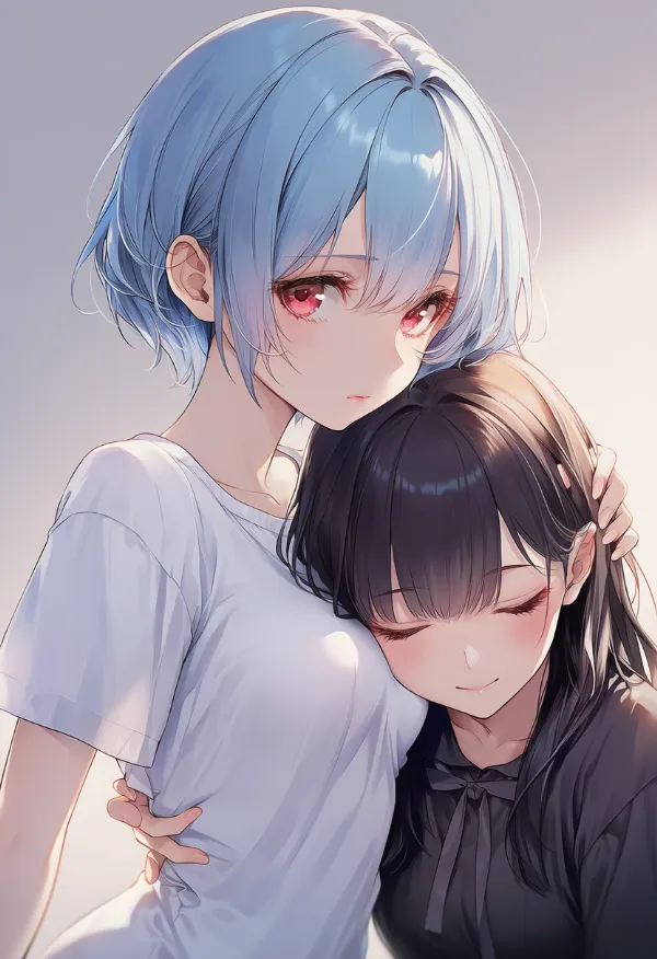 乳枕（breast pillow）ポーズのプロンプト紹介｜AIイラスト