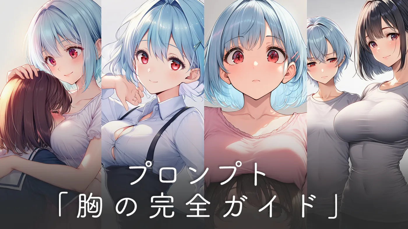 胸のプロンプト完全ガイド（形状からポーズ・衣装まで一覧で紹介）