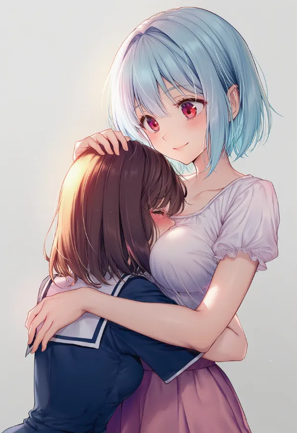 ぱふぱふ（breast smother）の状態の再現のプロンプト紹介｜AIイラスト