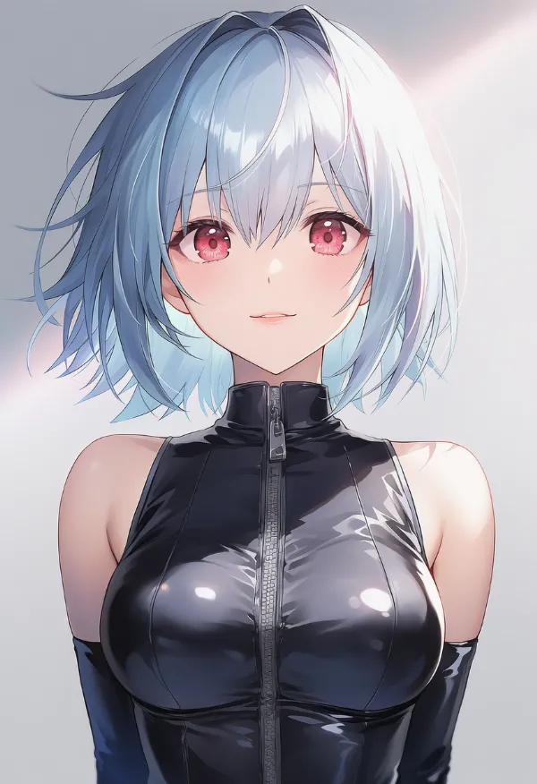 胸ジッパー（breast zipper）のプロンプト紹介｜AIイラスト