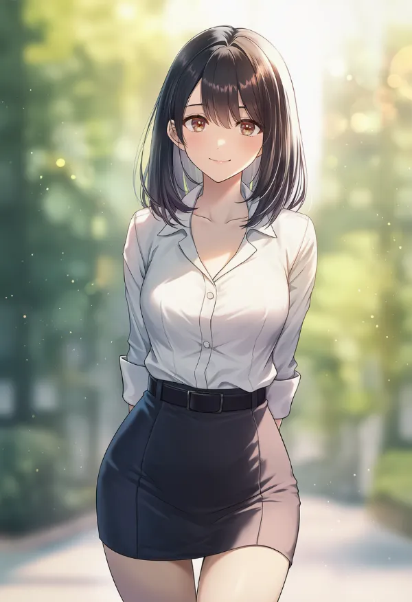 ビジネスカジュアルの服を再現したAIイラスト|プロンプト紹介