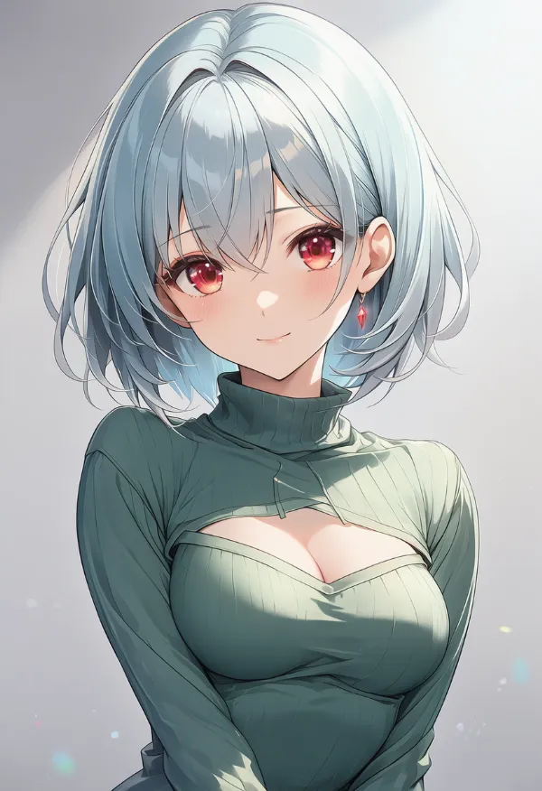 胸の谷間（cleavage）のプロンプト紹介｜AIイラスト