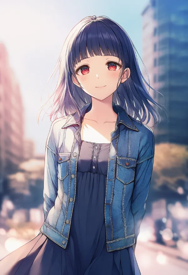 デニムジャケットのプロンプト紹介｜AIイラスト