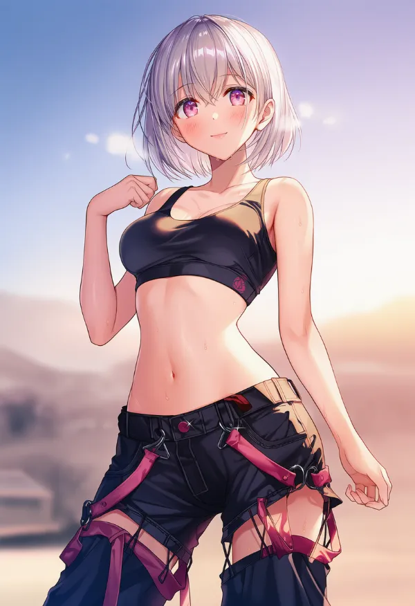 デタッチャブルパンツを履いた美少女AIイラスト|プロンプト紹介