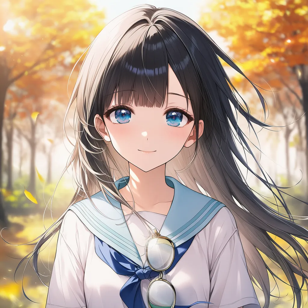 メガネを服に吊り下げた状態のAIイラスト｜プロンプト紹介