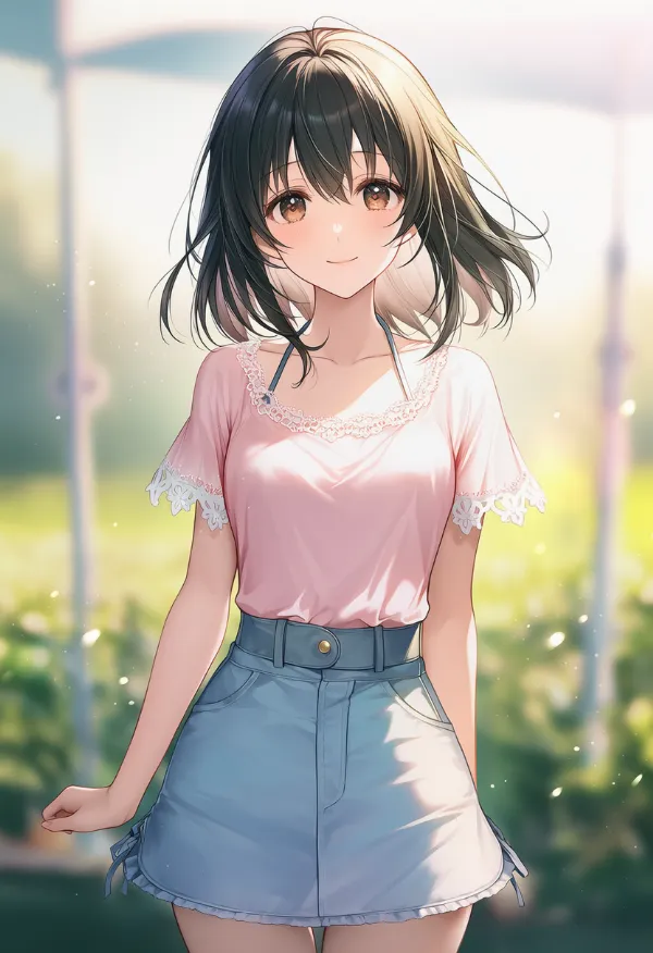 フェミニン系の服を再現したAIイラスト|プロンプト紹介