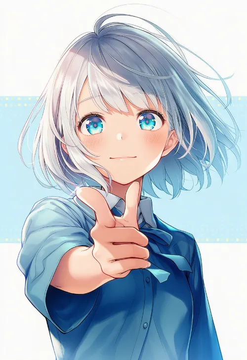 指鉄砲|手のポーズのプロンプト