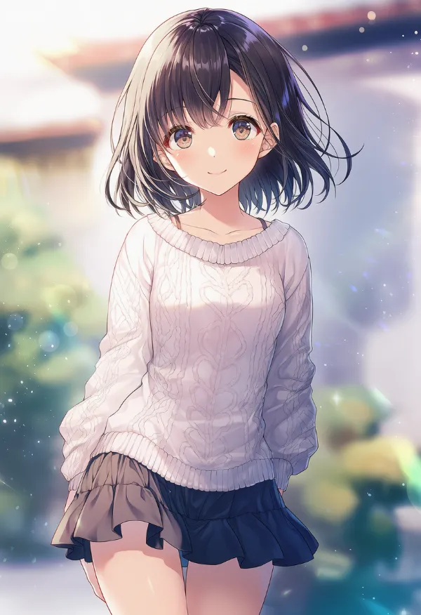 もこもこの服を再現したAIイラスト|プロンプト紹介